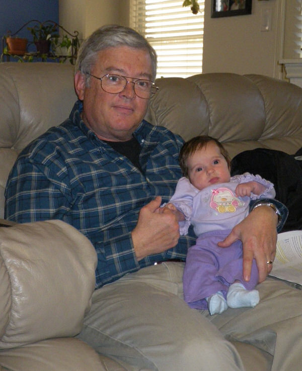 Papa and Jessica, 12/4/09