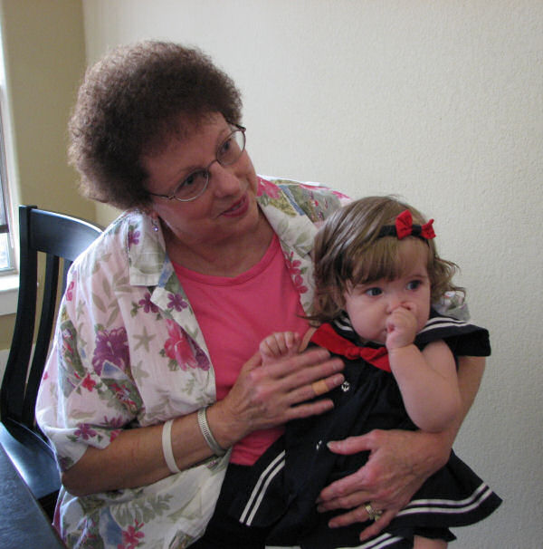 Jessica with her Nana