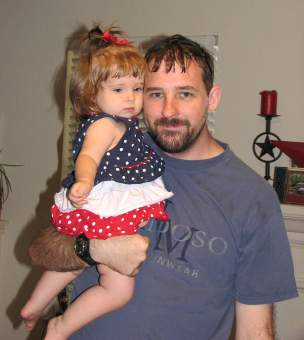 Jessica with her Daddy