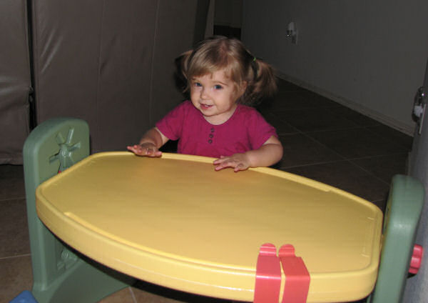 Sitting at Her Table, 10/22/10