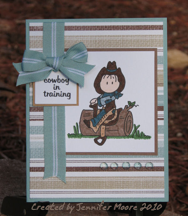 Cowboy in Training Card