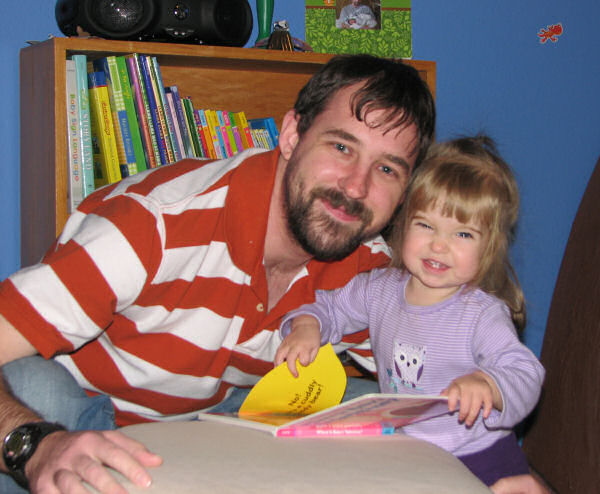 Reading with Daddy, 2/4/11