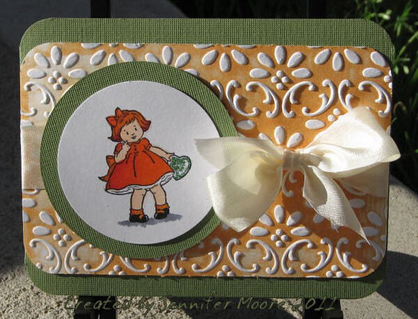Little Girl Card