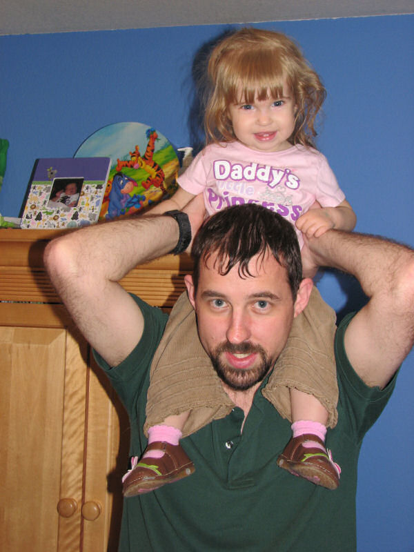 On Daddy's Shoulders, 2/25/11