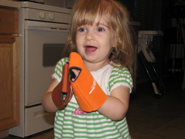 Clapping the Coozie Gloves, 3/9/11