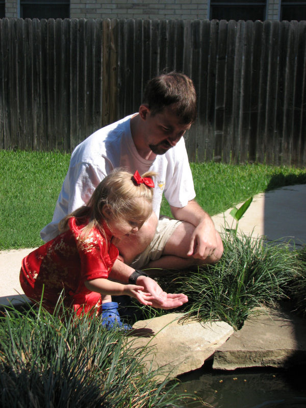 Feeding the Backyard Fish, 5/15/11