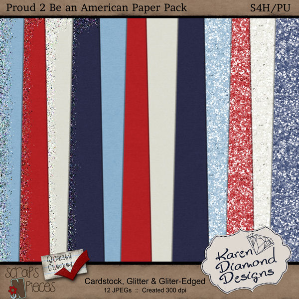 Karen Diamond Designs - P2BA Mixed Papers