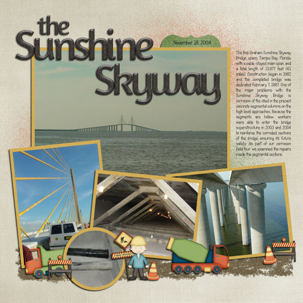 the Sunshine Skyway